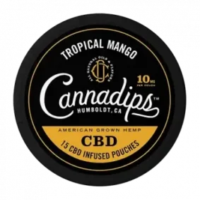 Cannadips Slim Tropical Mango 15mg/påse CBD